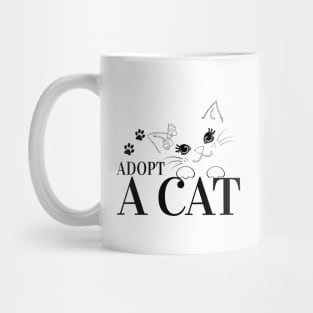 Cute Cat - Adopt A Cat Mug